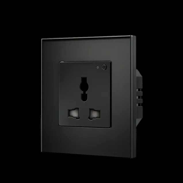 Wi-Fi Multi-Function Single Socket 13A (Black) VIV-TW-WF1MF-WT