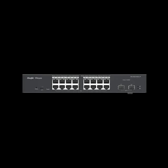 18-Port Gigabit Smart Cloud Managed PoE Switch RG-ES218GC-P
