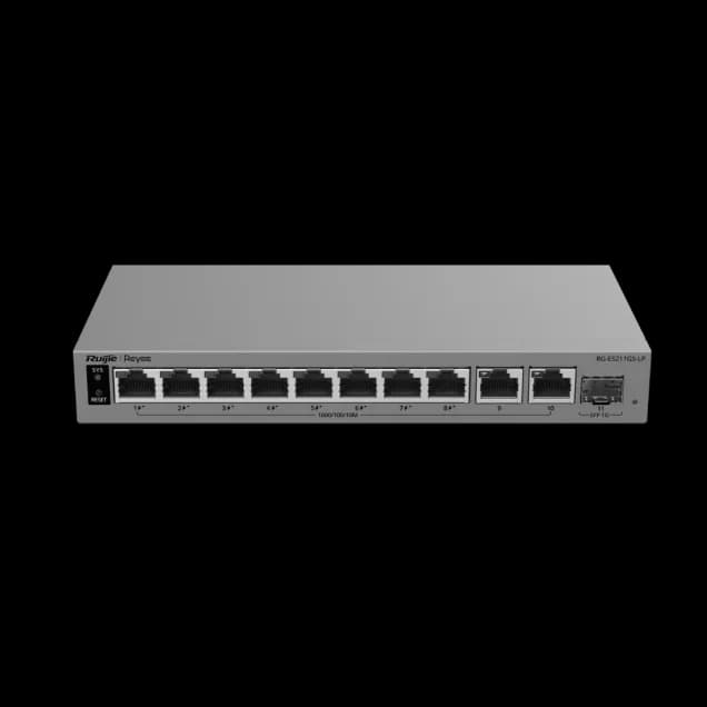 11-Port Gigabit Smart Cloud-Managed Switch RG-ES211GS-LP