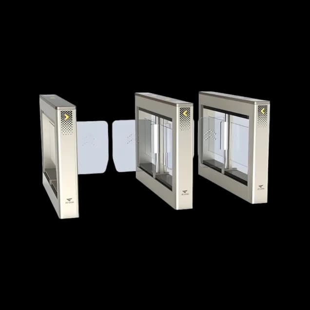 JSTZ3909-PE-INT-2L Dual-Lane Swing Gate, Medium Speed, Wide Channel, Cloud Control