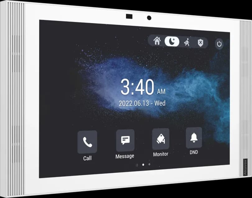 S567A-White 10.1'' Android Indoor Monitor (Included On-Wall-Installation-Kit) WiFi 5MP Camera