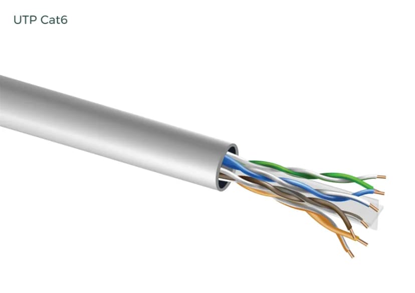 UTP CAT6 BC 24AWG PVC(indoor) "0.48 ± 0.01 mm"