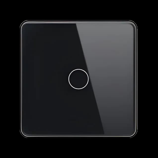 1 Gang Touch Switch (EU version/Black) Akubela TYSH-Z2123