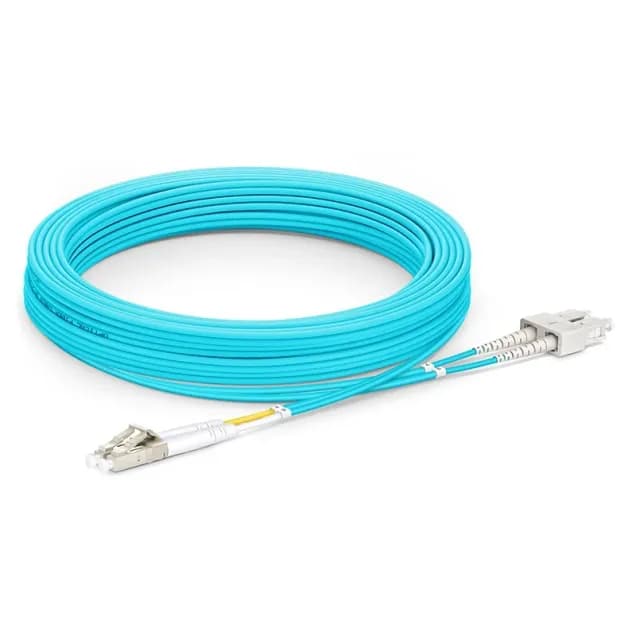 Optowire OM3 patch cord SC/UPC-LC/UPC, 2.0mm, 10m Duplex