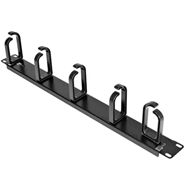1U Plastic Cable Management Panel For Network Rack Cabinets