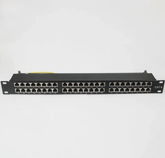 Patch Panel 48port RJ45 Cat 5&6-SH