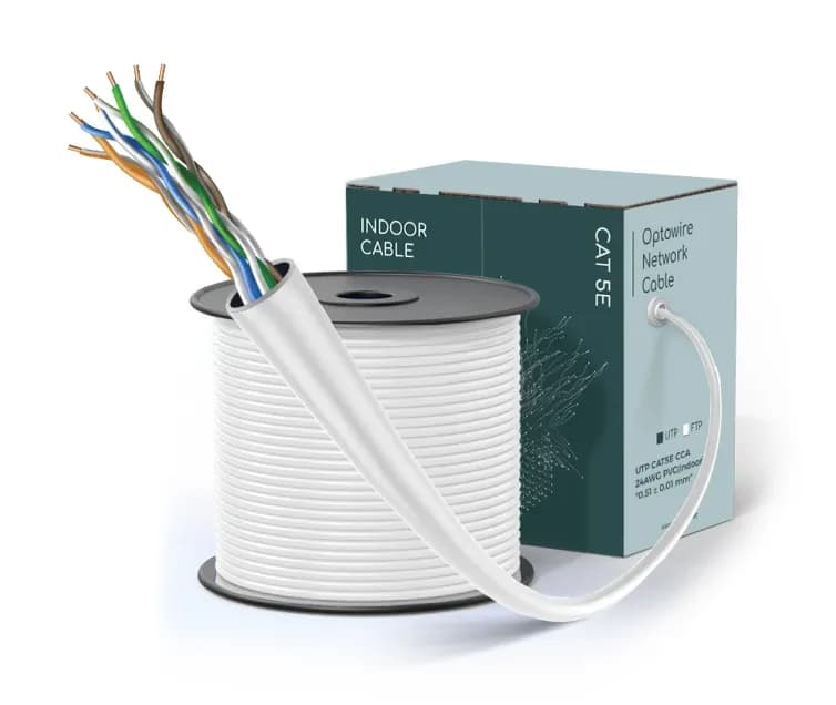 FTP CAT5E CCA 24AWG PVC(indoor) "0.51 ± 0.01 mm"
