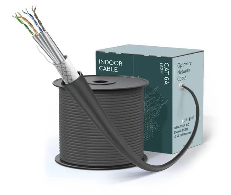FTP CAT6 BC 23AWG LSZH "0.57 ± 0.01 mm"