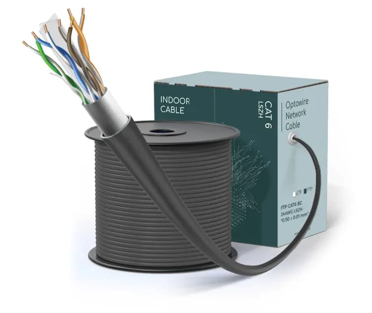 FTP CAT6 BC 24AWG LSZH "0.50 ± 0.01 mm"