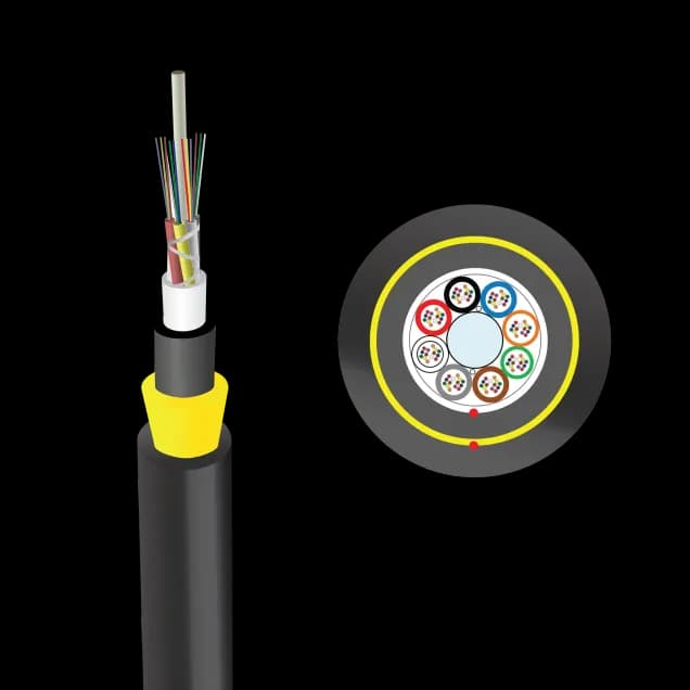 Optowire-AS(L)-S-96FO-20KN Long span ADSS for high voltage electrical towers