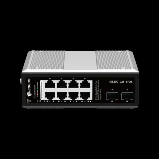 8 PoE ports and 2 SFP uplinks in a rugged industrial switch built for demanding sites