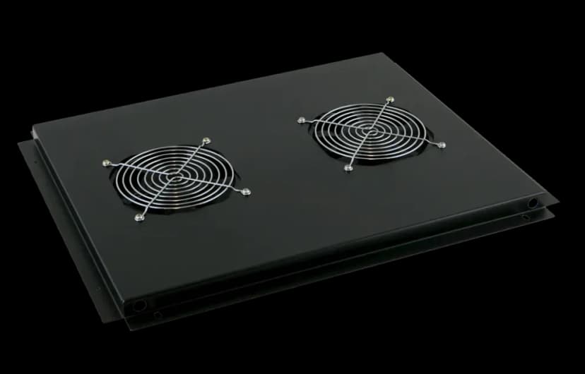 Roof-Mounted Cabinet Fan Unit (2 Fans) for Network Rack Cooling
